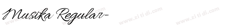 Musika Regular字体转换 Musika Regular字体转换